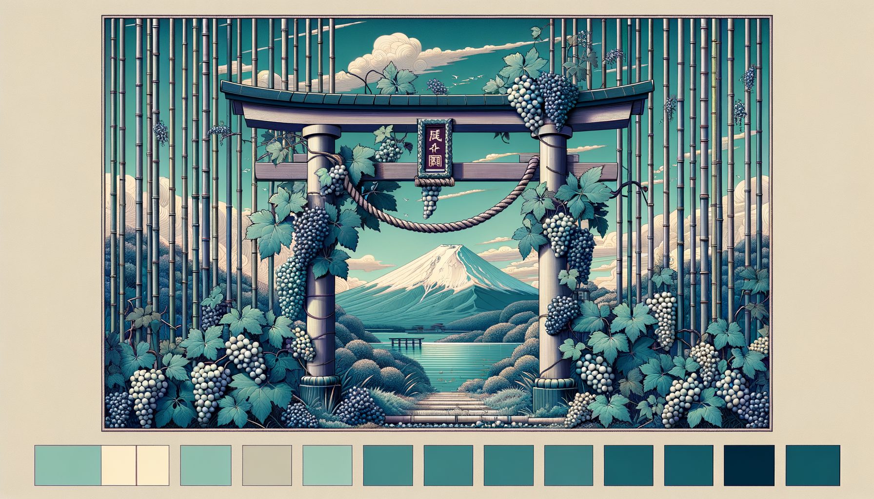 De Symboliek van Druivenplanten in Japanse Tradities en Kunst